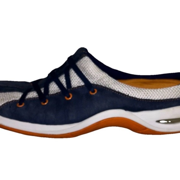 Cole Haan Nike Air Walking Mules Slip On Navy Blue Gray Sneakers Women’s Size 7 - Picture 5 of 15